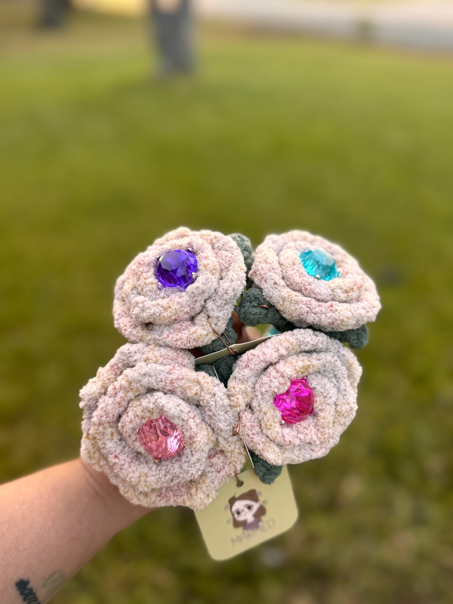 Crochet Rose Pen
