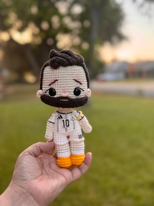 Soccer Player Crochet Amigurumi