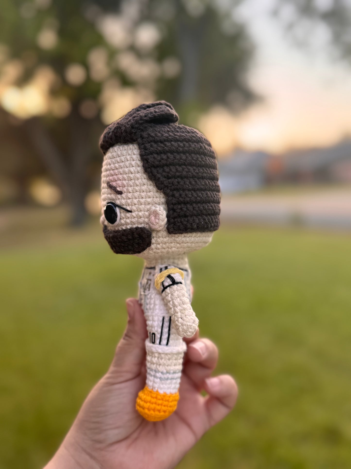 Soccer Player Crochet Amigurumi